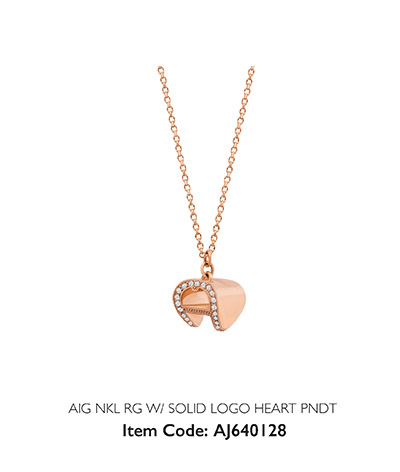 Aigner Woman Necklace Gold Heart