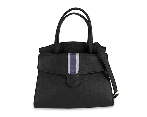 DEAUVILLE Handbag-Lichee Black