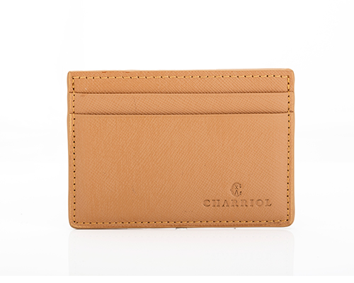 CHARRIOL LEATHER - WALLET-SAFF-CUOIO